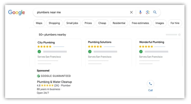 Google Guranteed Ads-Example Google Guranteed Ads-Example