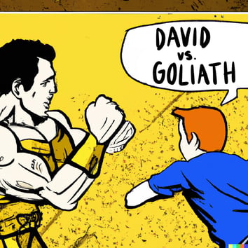 DALL·E_2023-08-03_10.19.14_-_create_a_comic_book_cover_of_david_vs_goliath